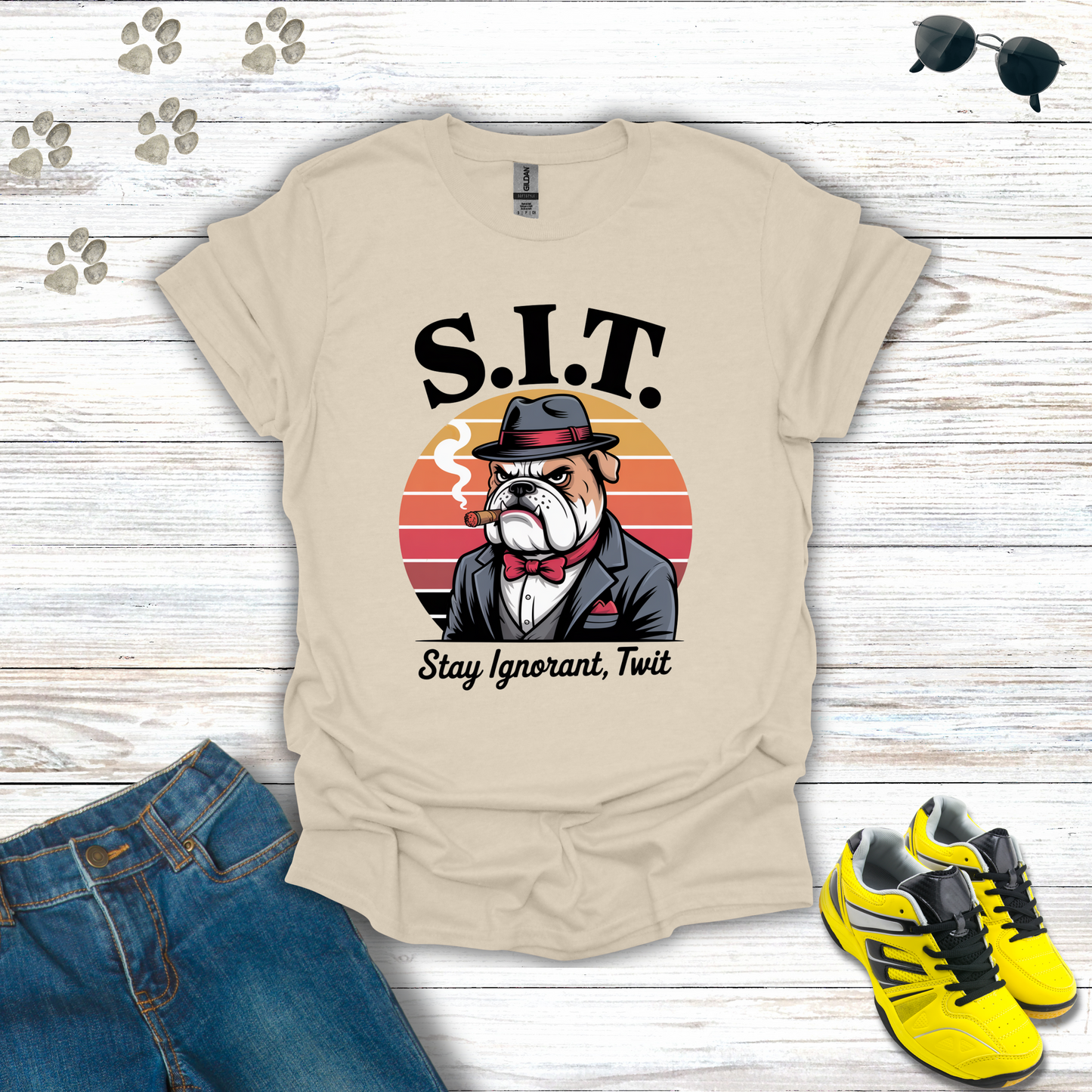 S.I.T. Mafia Bulldog T-Shirt