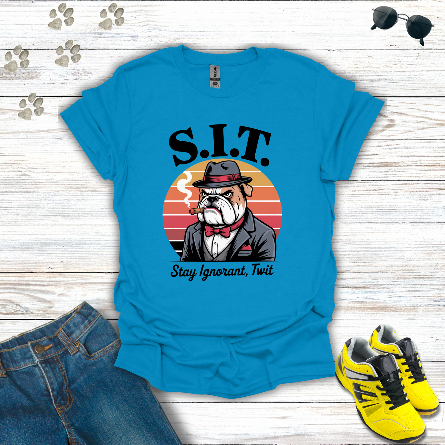 S.I.T. Mafia Bulldog T-Shirt