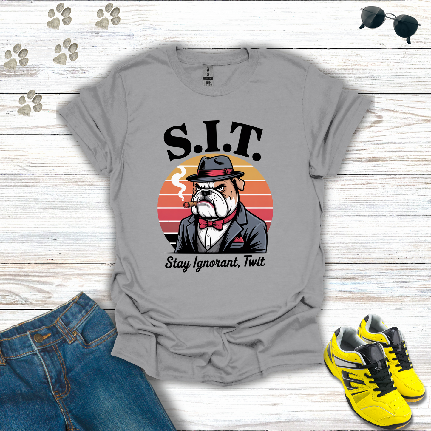 S.I.T. Mafia Bulldog T-Shirt