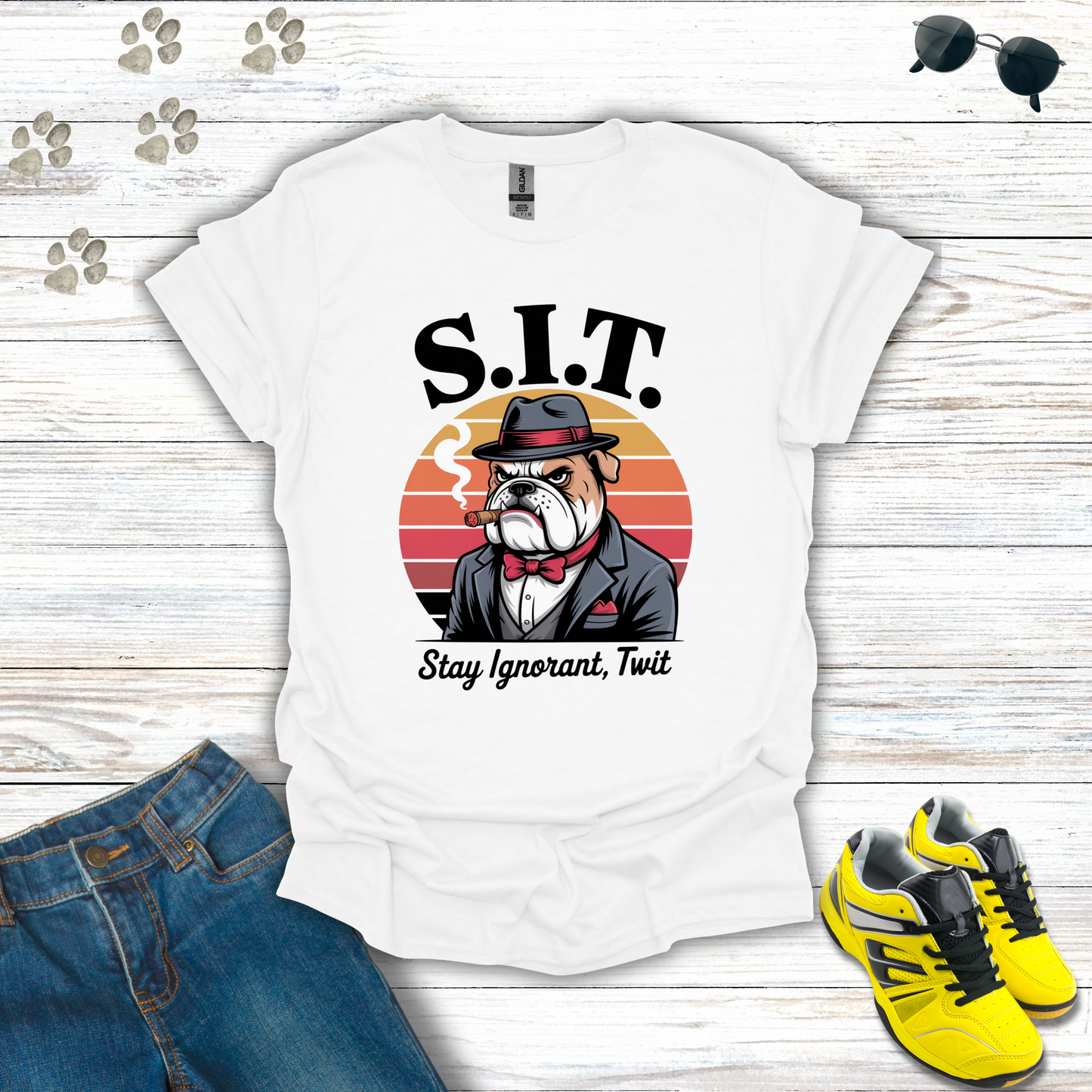 S.I.T. Mafia Bulldog T-Shirt