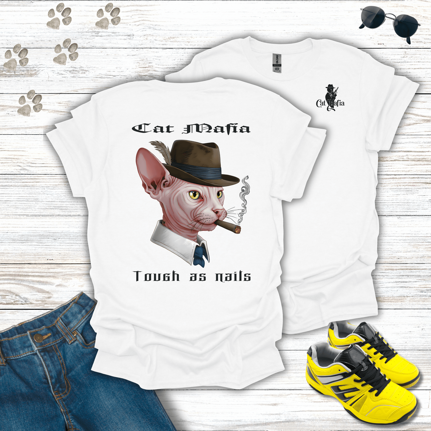 Sphynx Cat Mafia T-Shirt