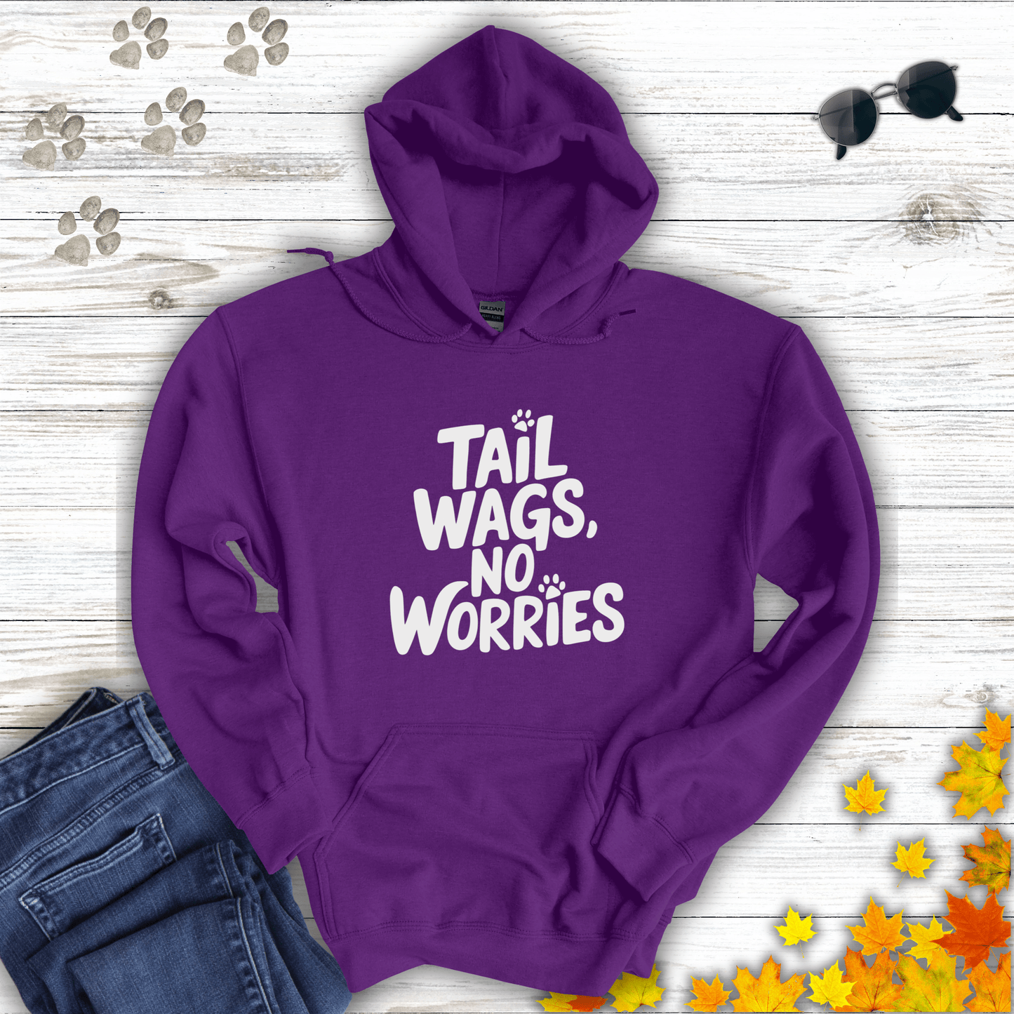 Tail Wags, No Worries Hoodie