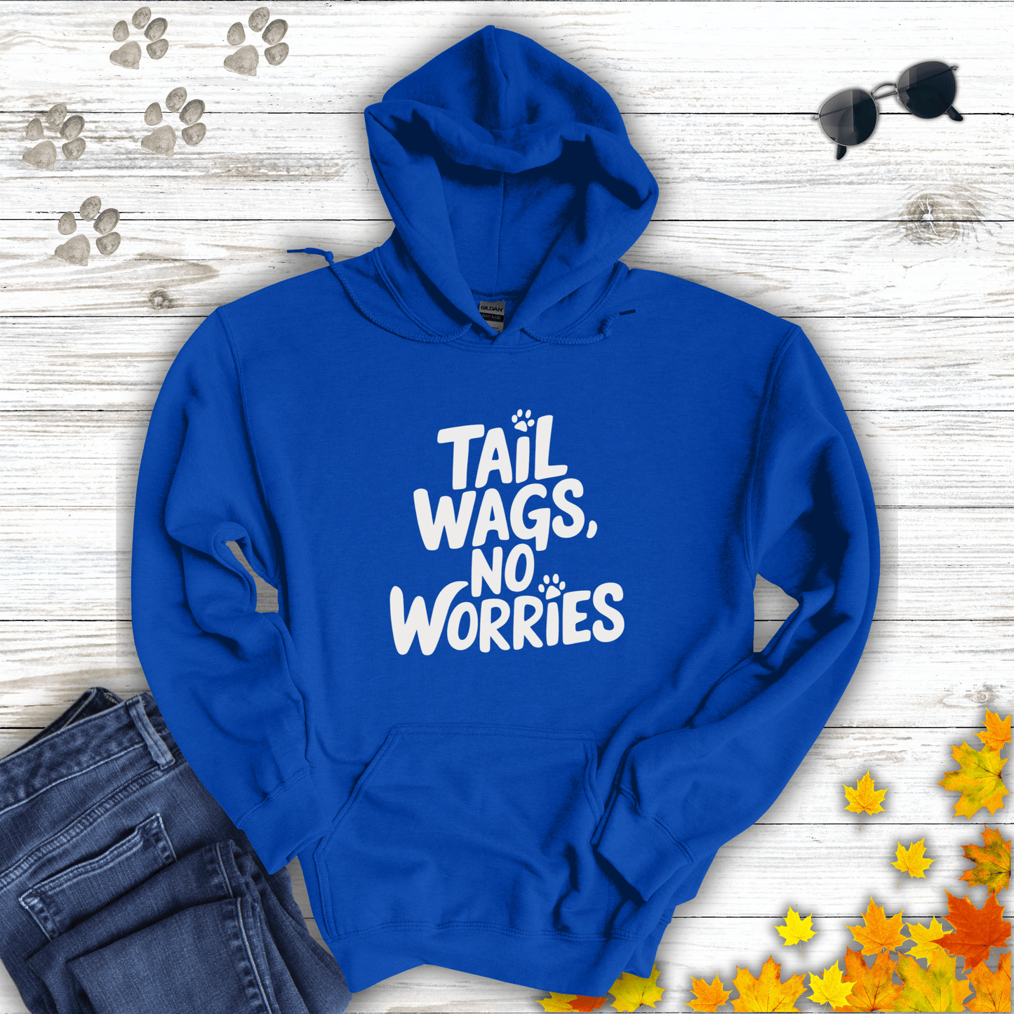 Tail Wags, No Worries Hoodie