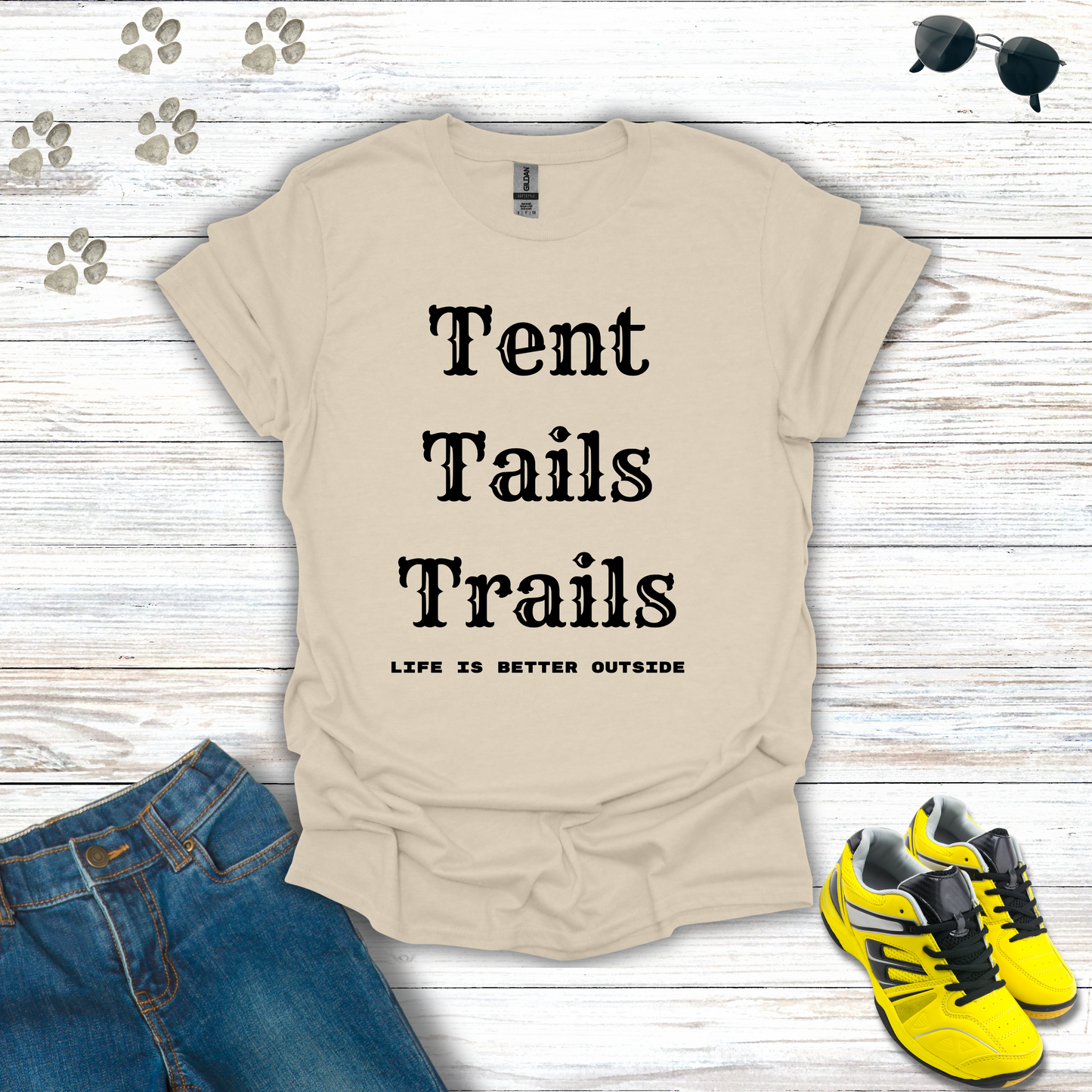 Tents, Tails, Trails T-Shirt
