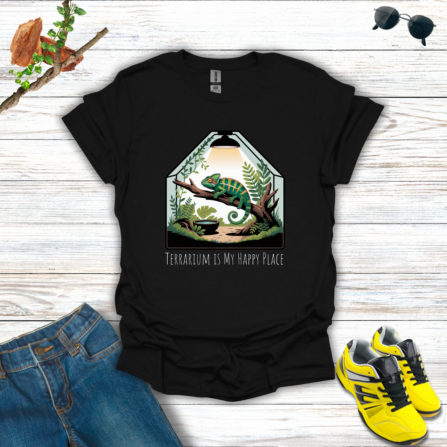Terrarium Is My Happy Place T-Shirt