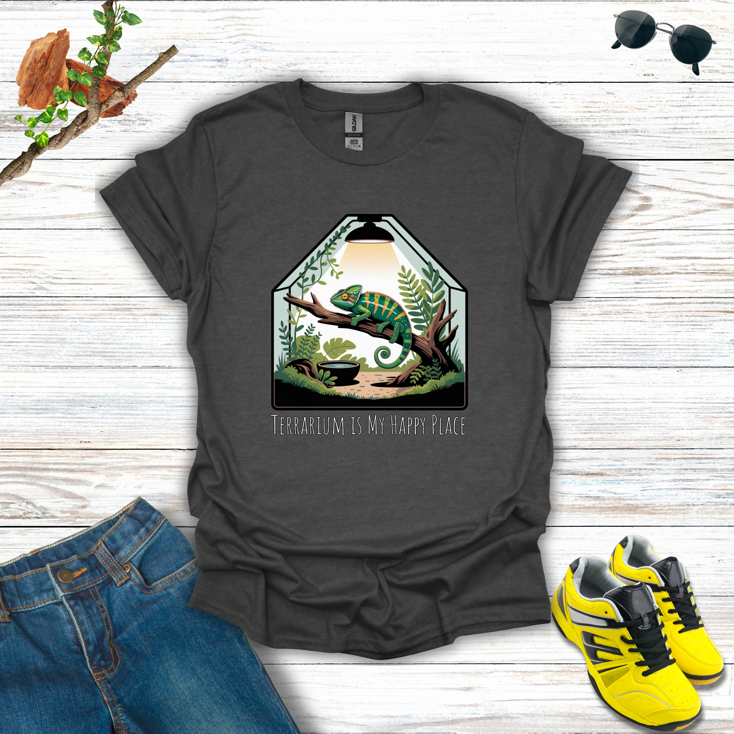 Terrarium Is My Happy Place T-Shirt