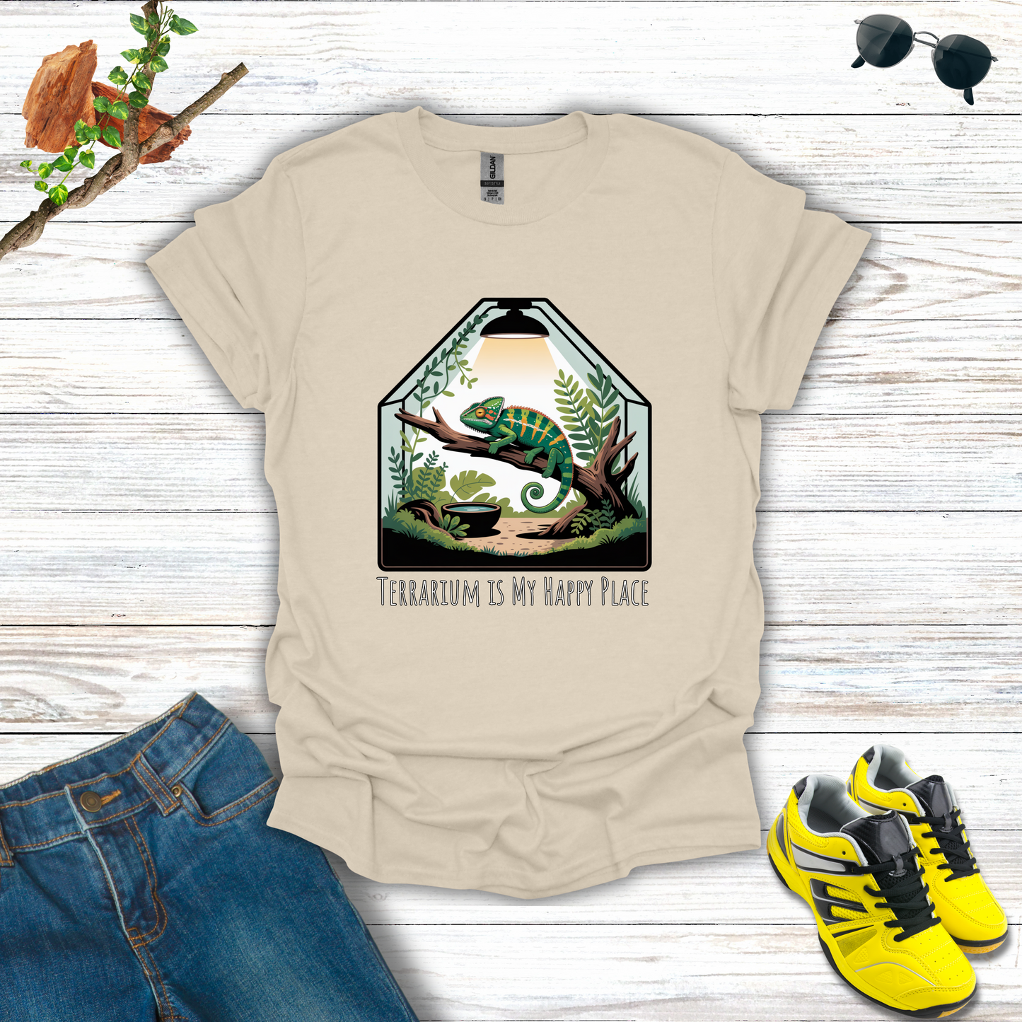Terrarium Is My Happy Place T-Shirt