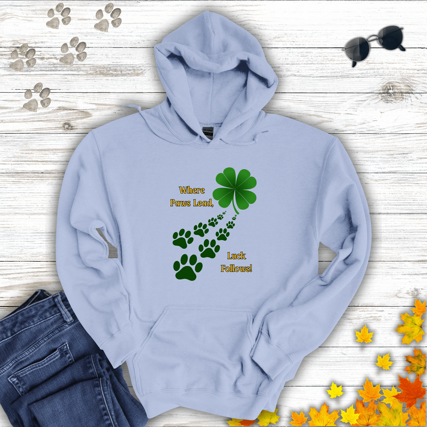 Where Paws Lead Hoodie