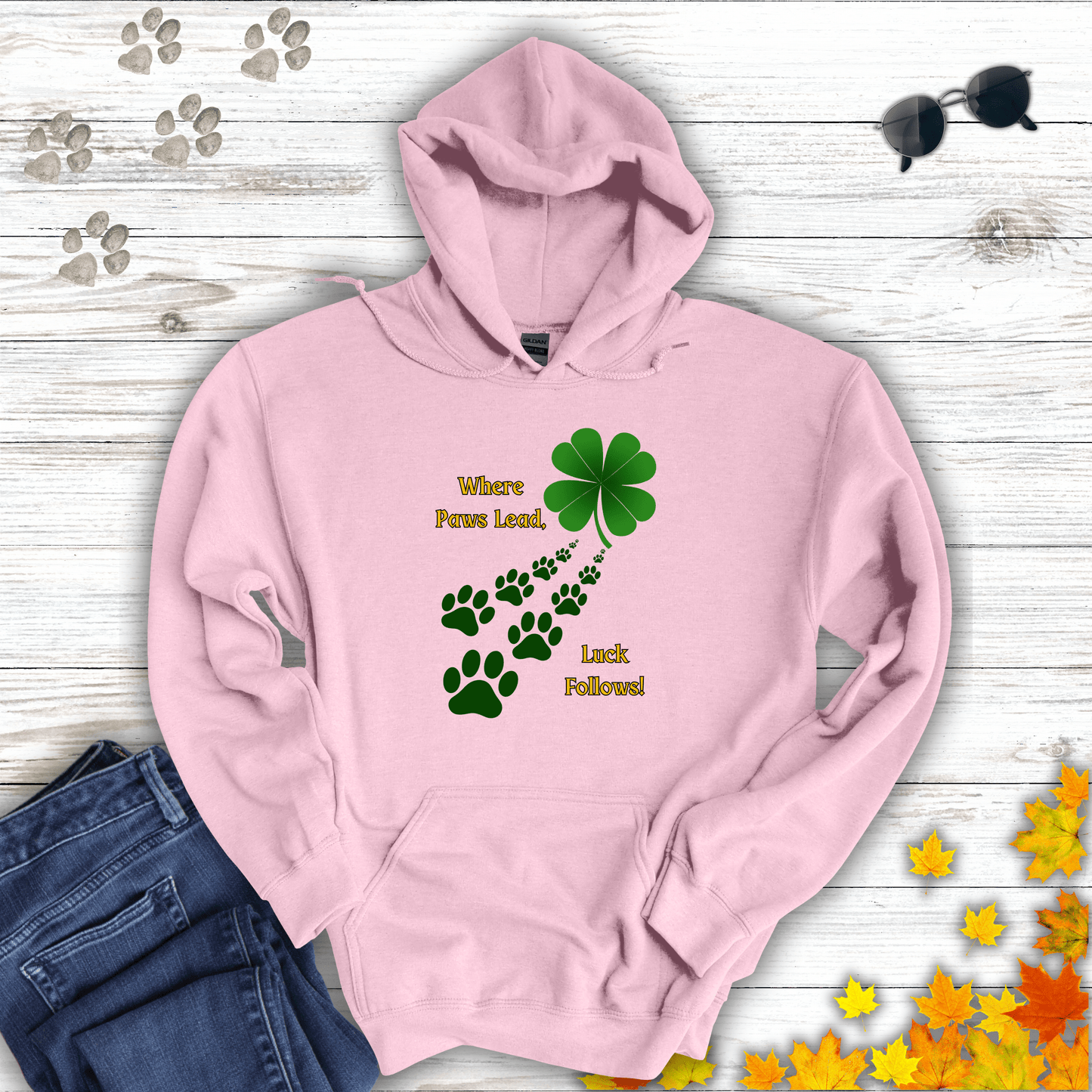 Where Paws Lead Hoodie