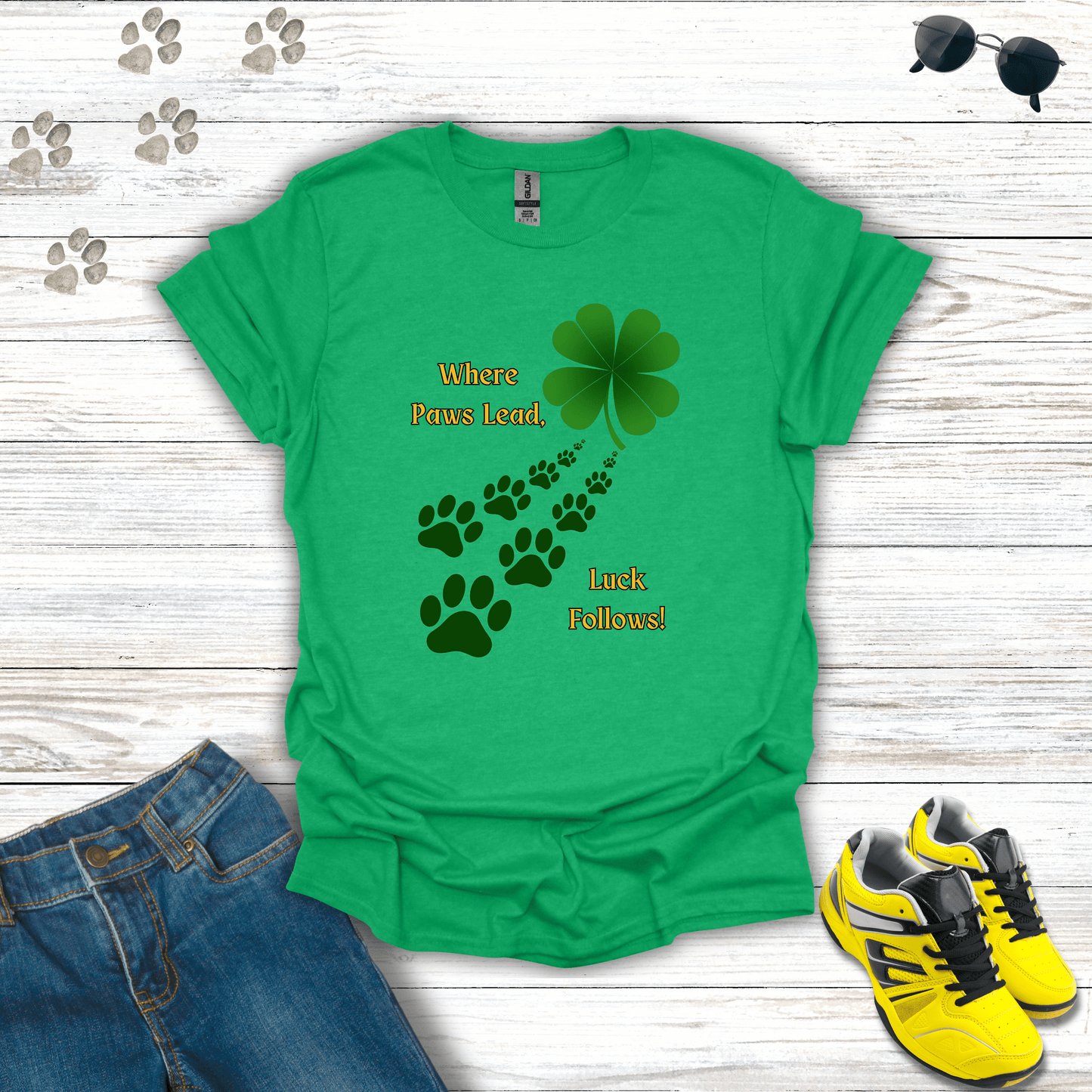 Where Paws Lead T-Shirt