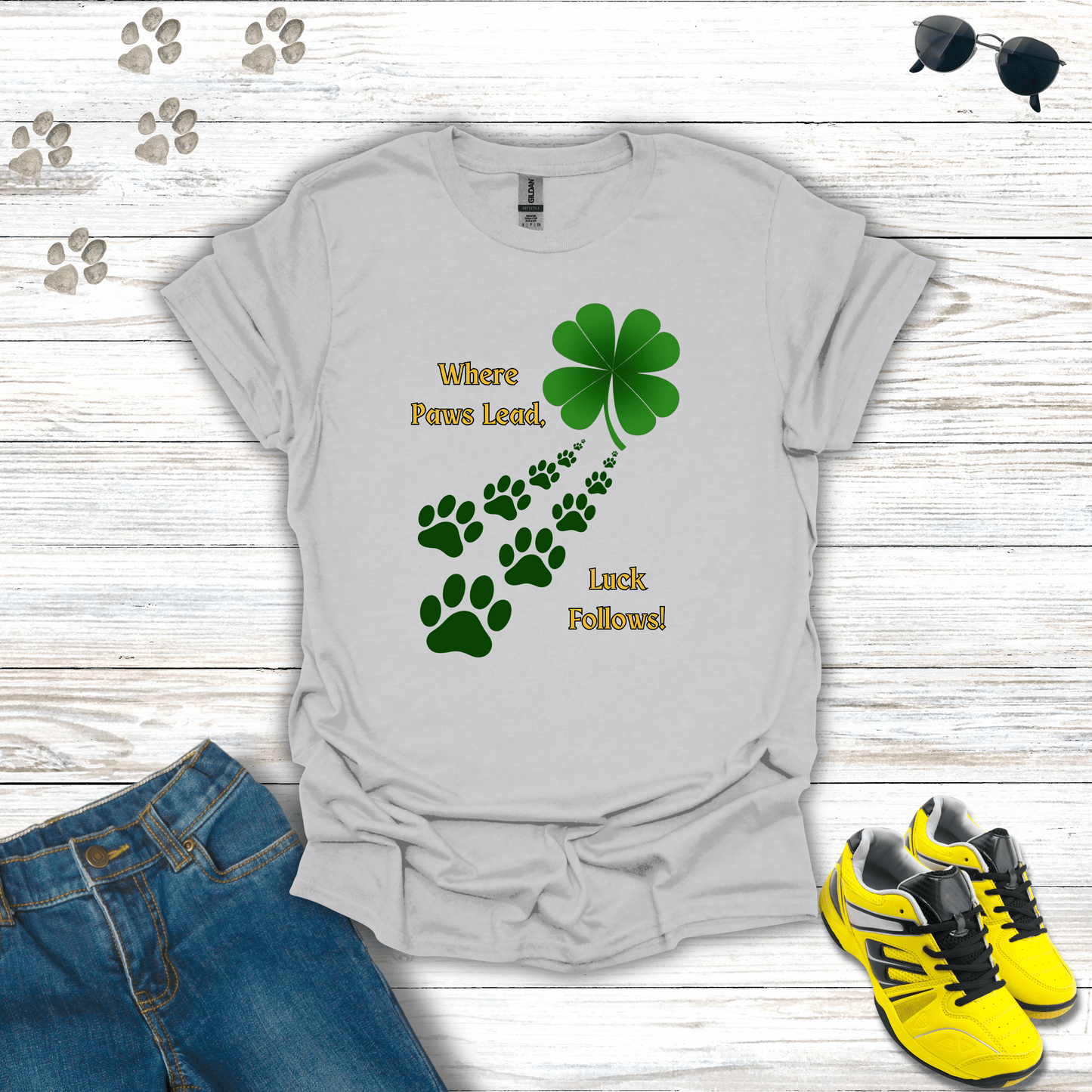 Where Paws Lead T-Shirt