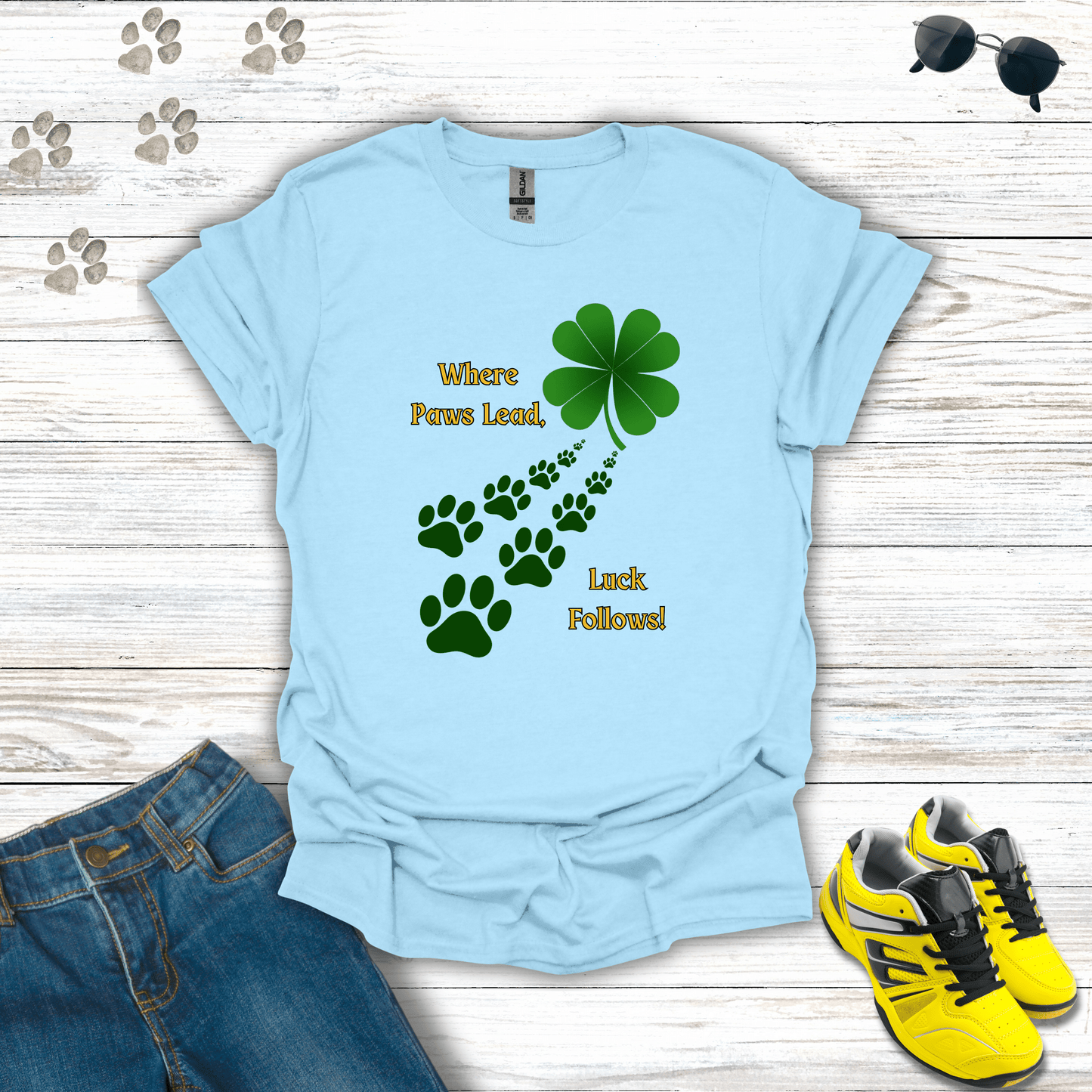 Where Paws Lead T-Shirt