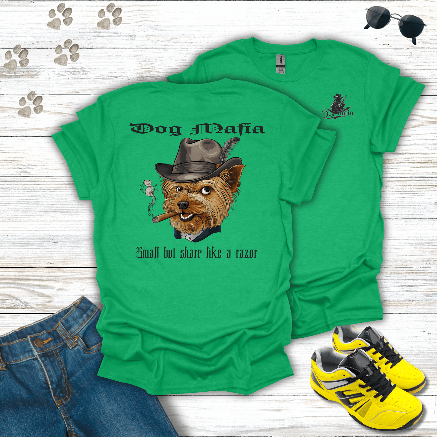 Yorkshire Terrier Dog Mafia T-Shirt