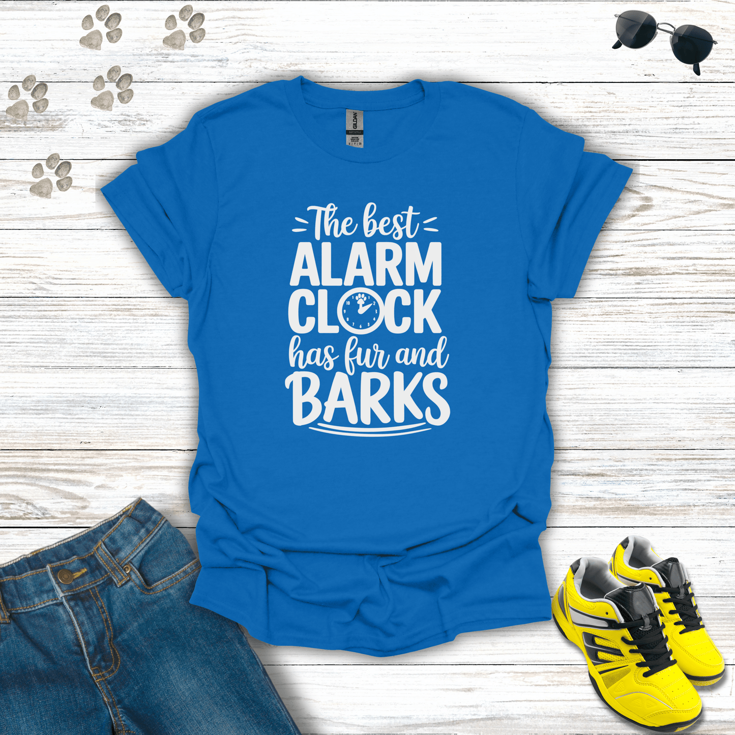 Fur and Barks T-Shirt Royal / S unisex graphic t-shirt
