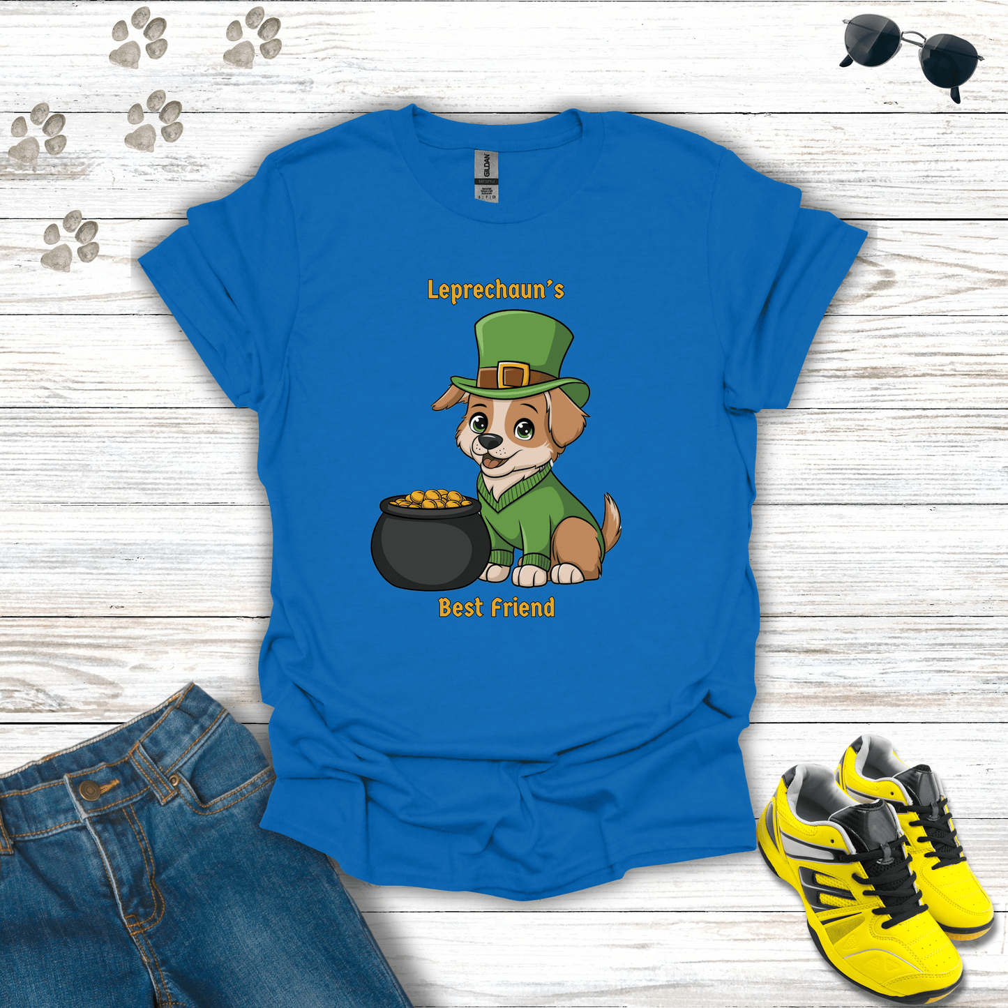 Leprechaun's Best Friend T-Shirt Royal / S unisex graphic t-shirt