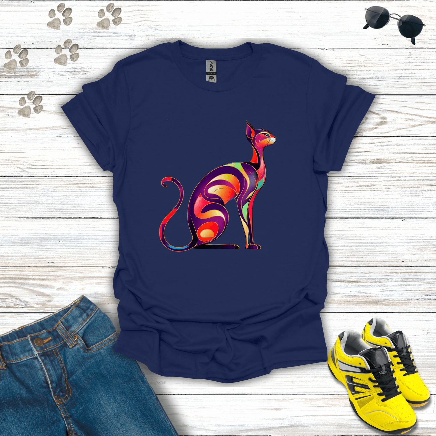 Artistic Pet T-Shirt Collection – Matisse-Inspired Modern Graphic Tees