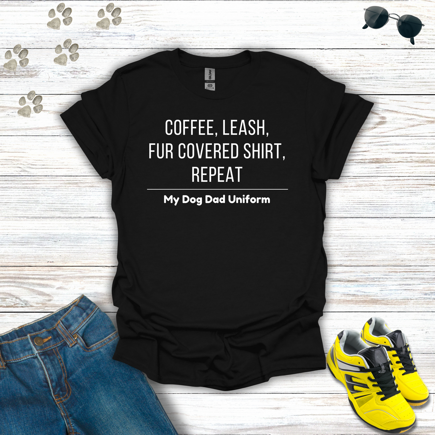 Dog Dad Uniform T-Shirt