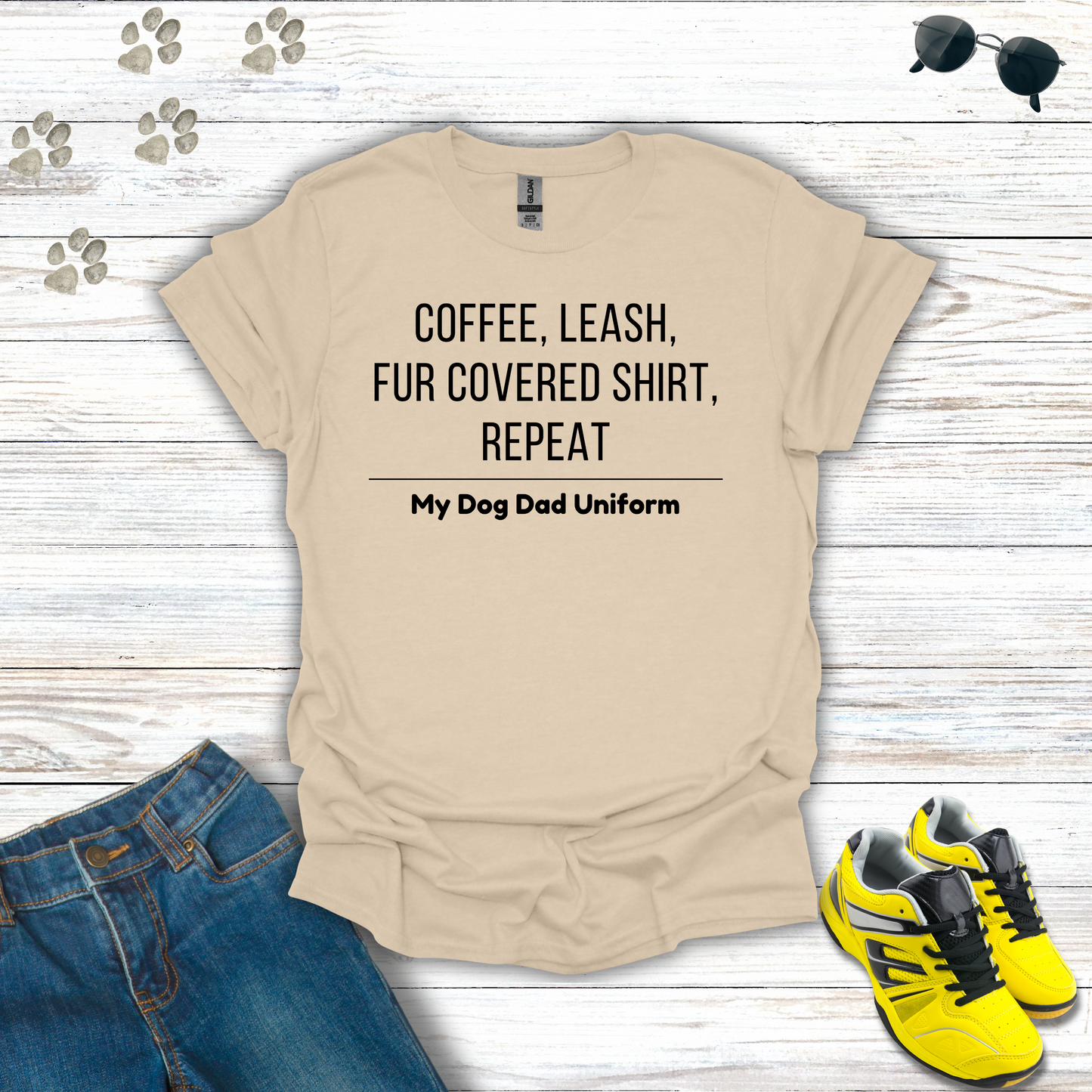 Dog Dad Uniform T-Shirt