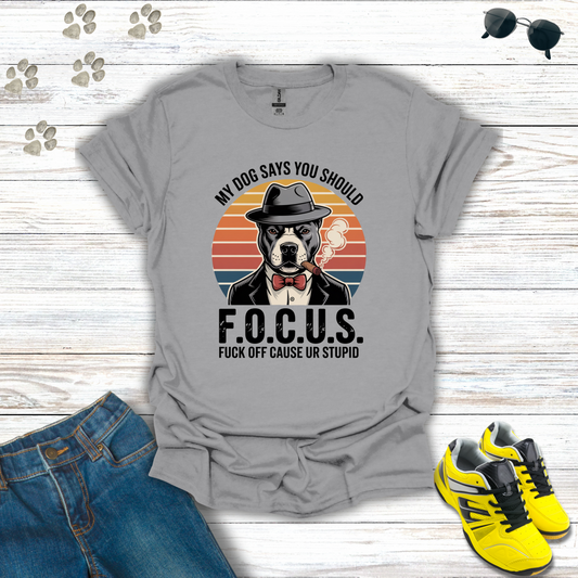 F.O.C.U.S. Mafia Dog T-Shirt