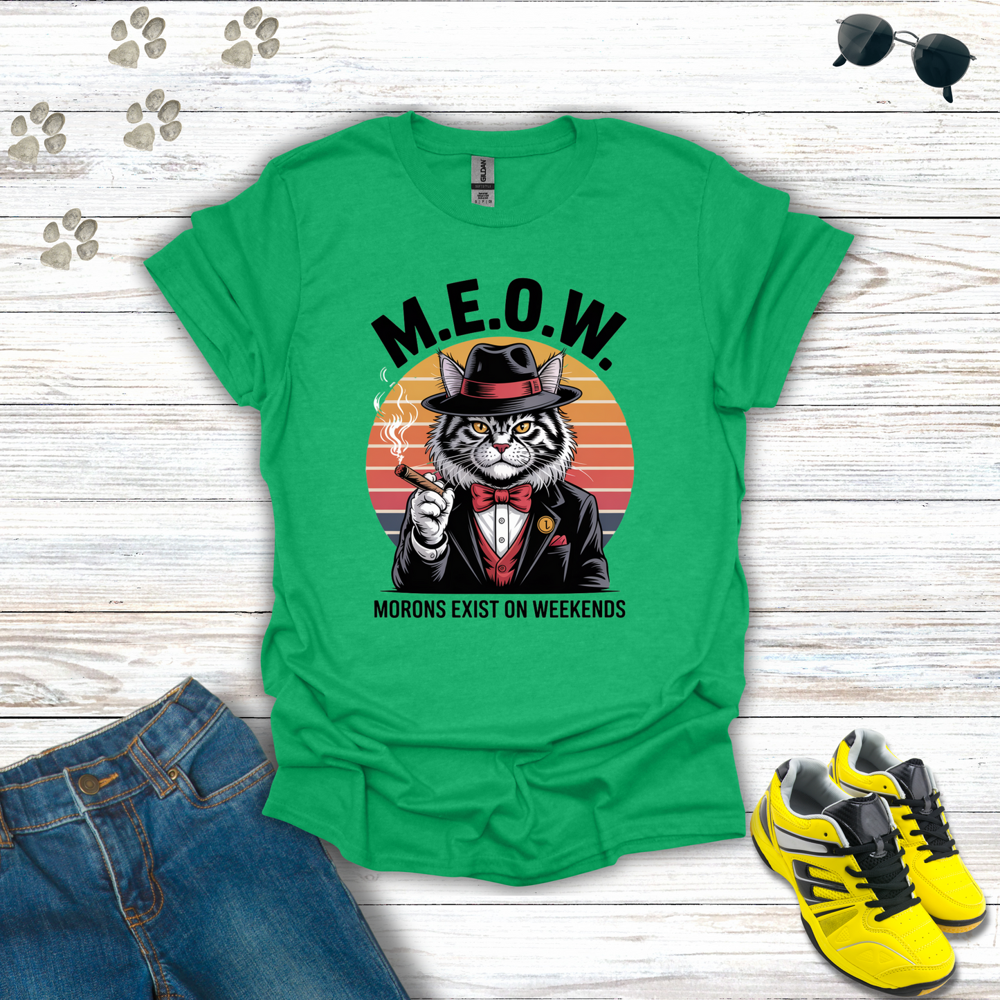M.E.O.W. Mafia Cat T-Shirt