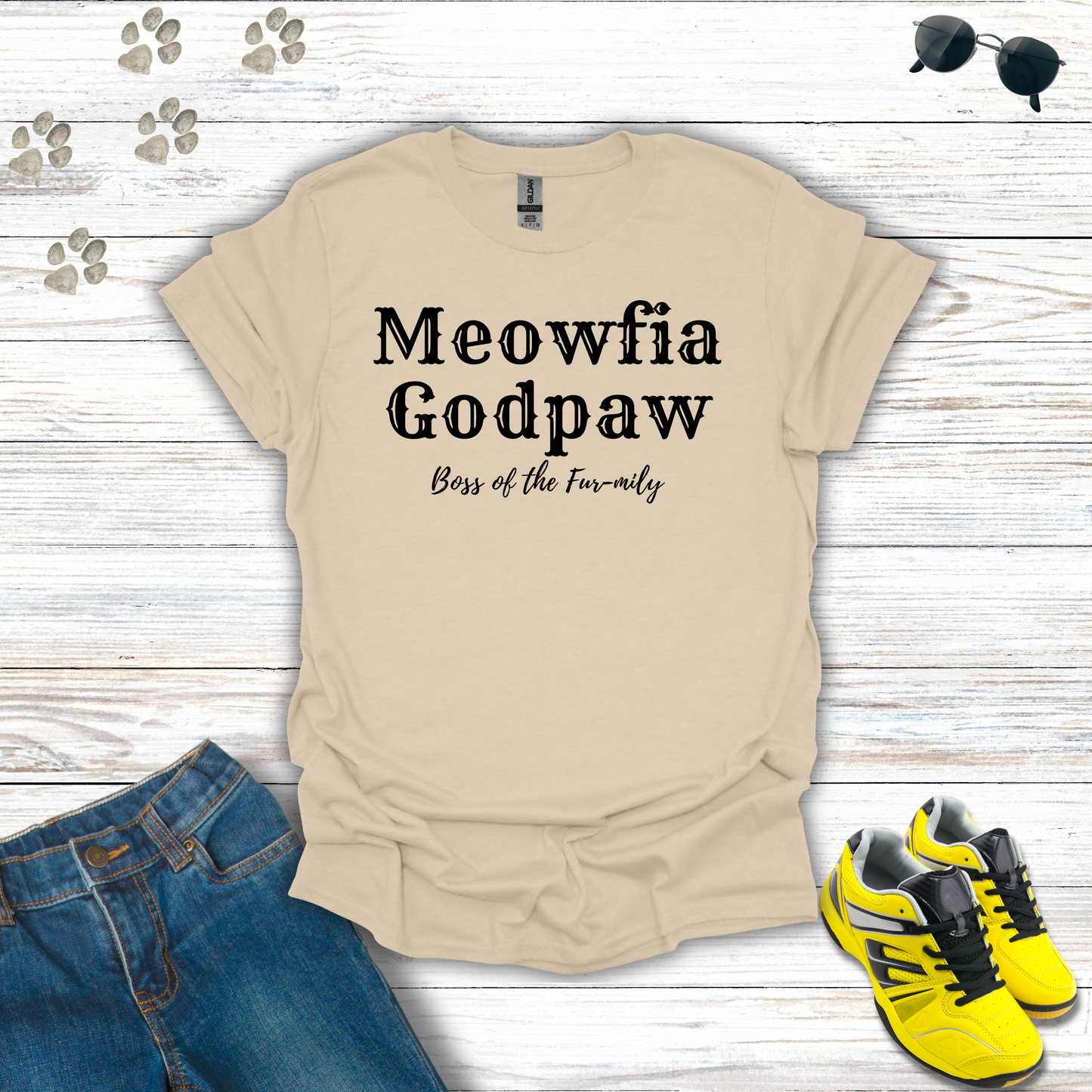 Meowfia Godpaw T-Shirt