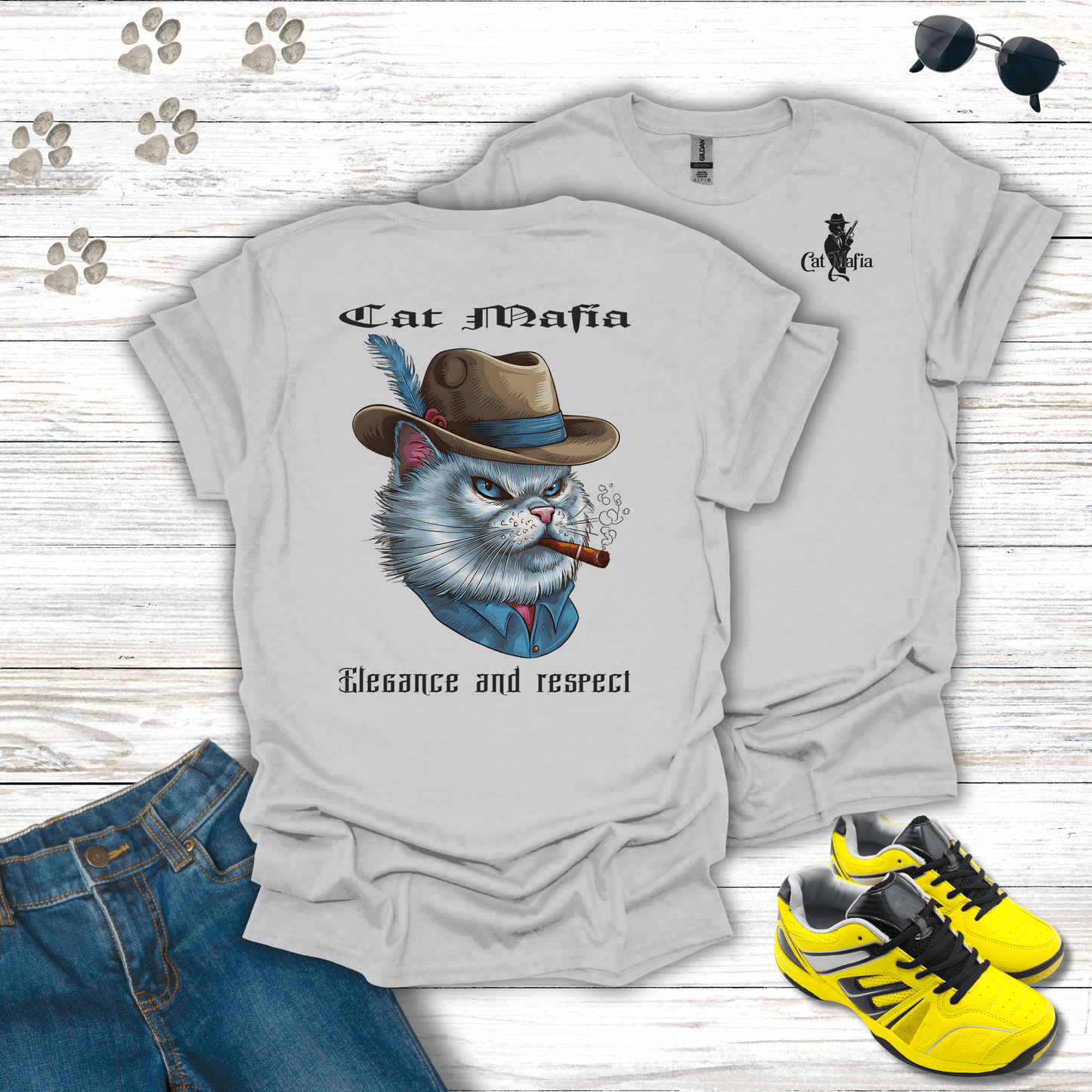 Persian Cat Mafia T-Shirt