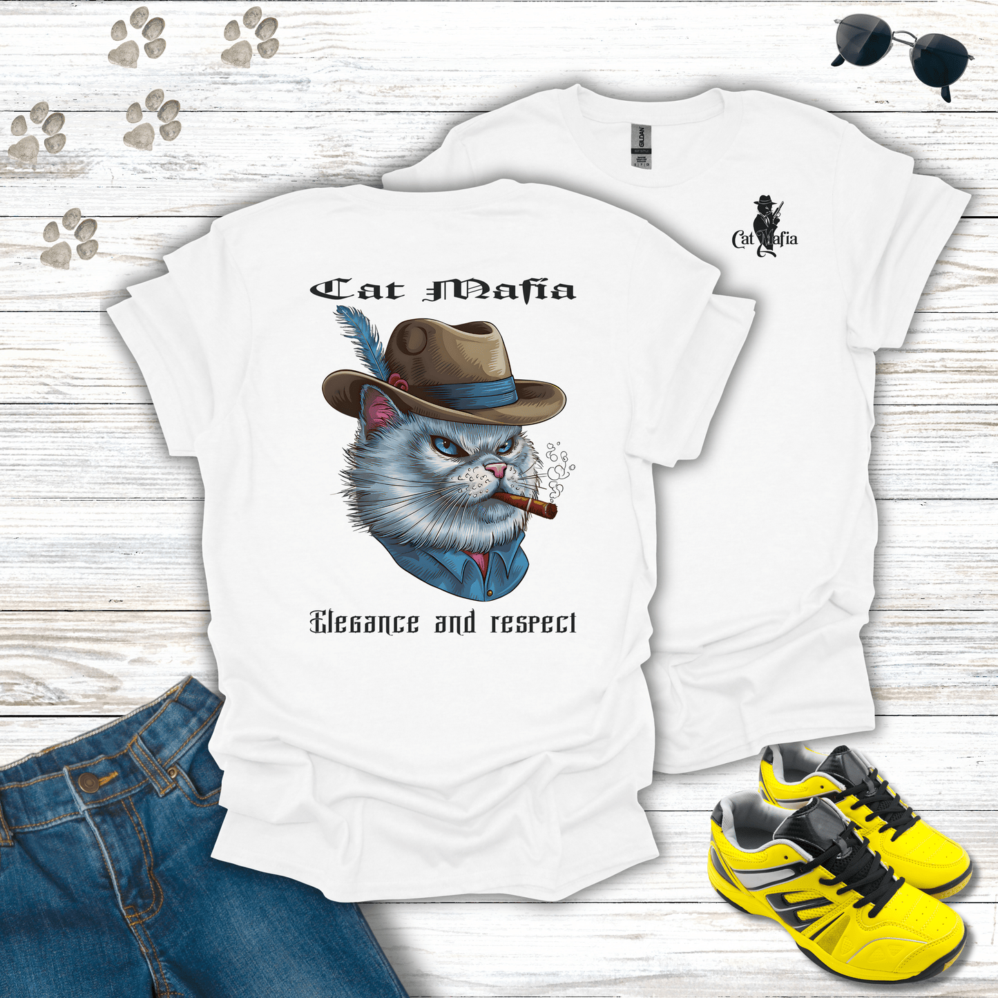 Persian Cat Mafia T-Shirt