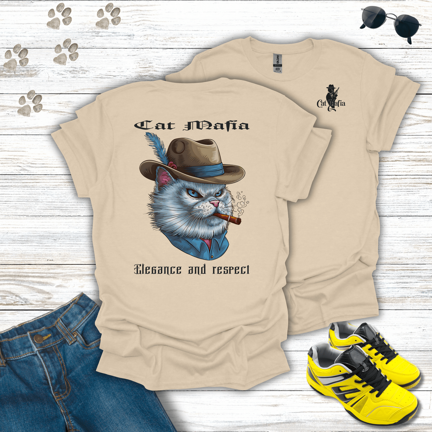Persian Cat Mafia T-Shirt