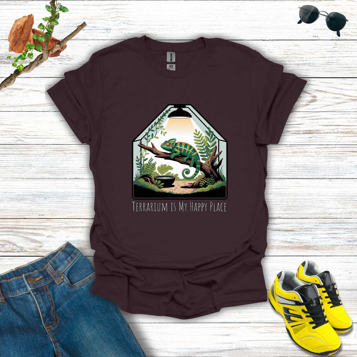 Terrarium Is My Happy Place T-Shirt