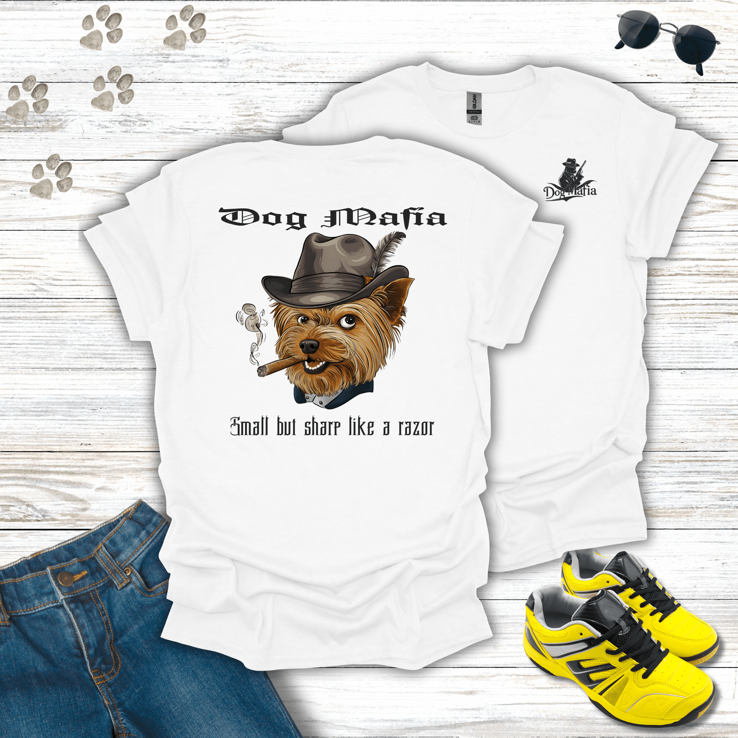 Yorkshire Terrier Dog Mafia T-Shirt