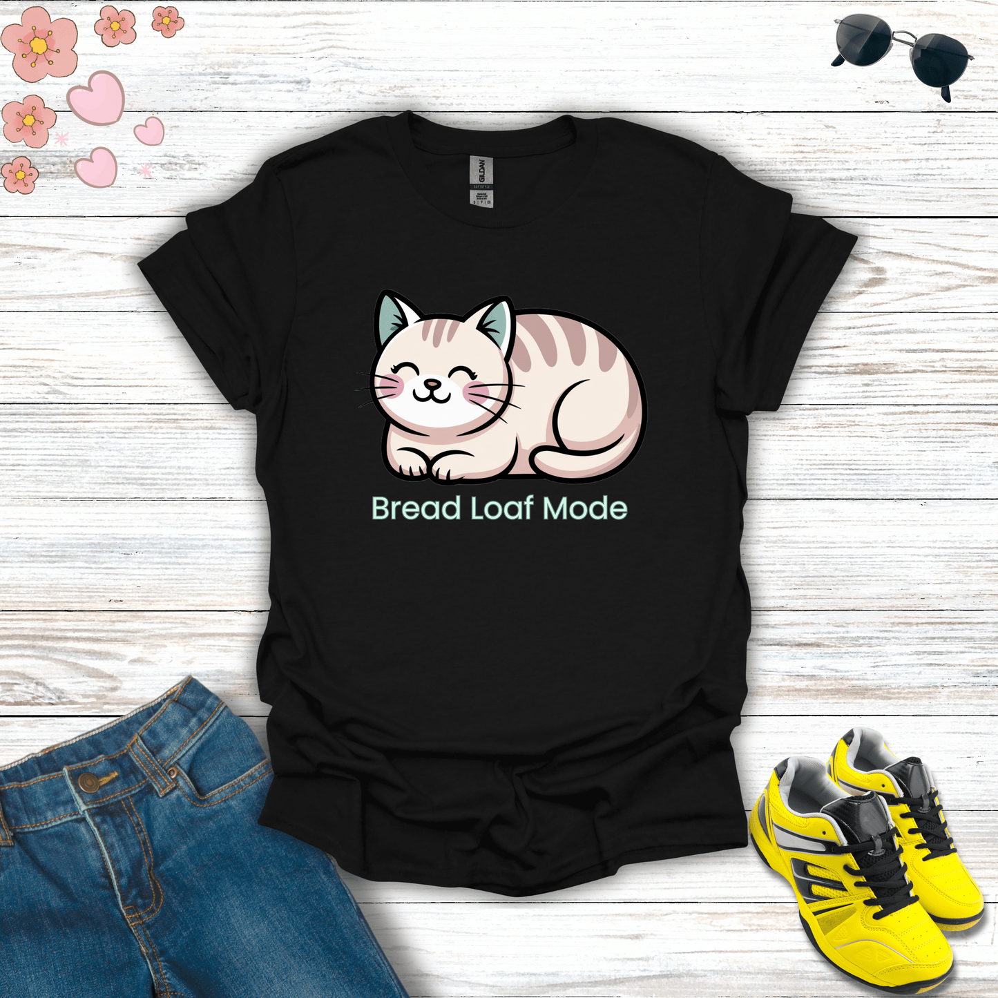 Bread Loaf Mode T-Shirt Black / S unisex graphic t-shirt