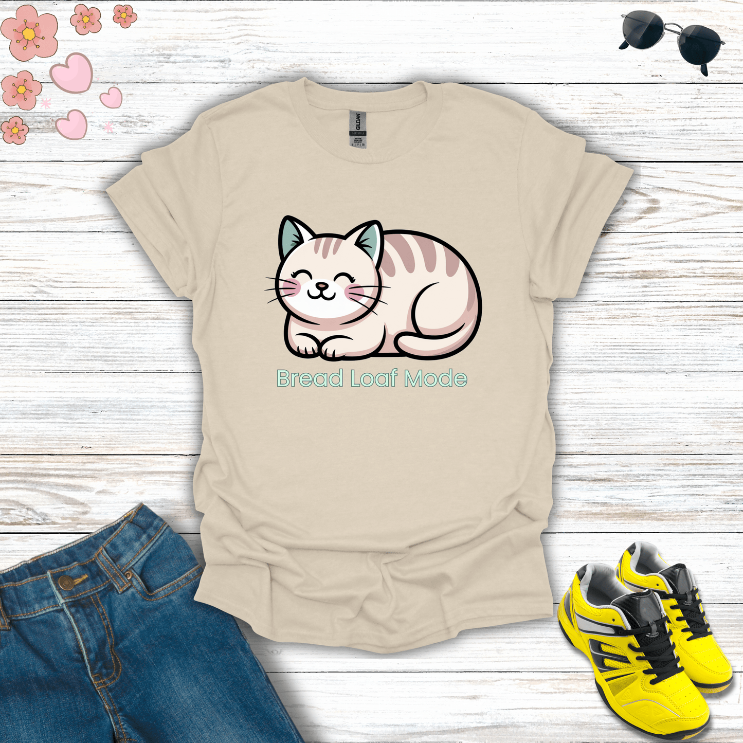 Bread Loaf Mode T-Shirt Natural / S unisex graphic t-shirt