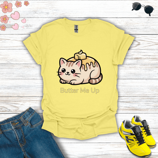 Butter Me Up T-Shirt Cornsilk / S unisex graphic t-shirt