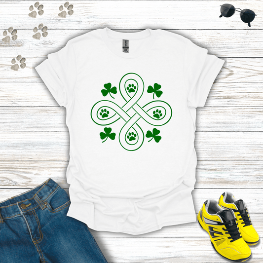 Celtic Paws T-Shirt White / S unisex graphic t-shirt