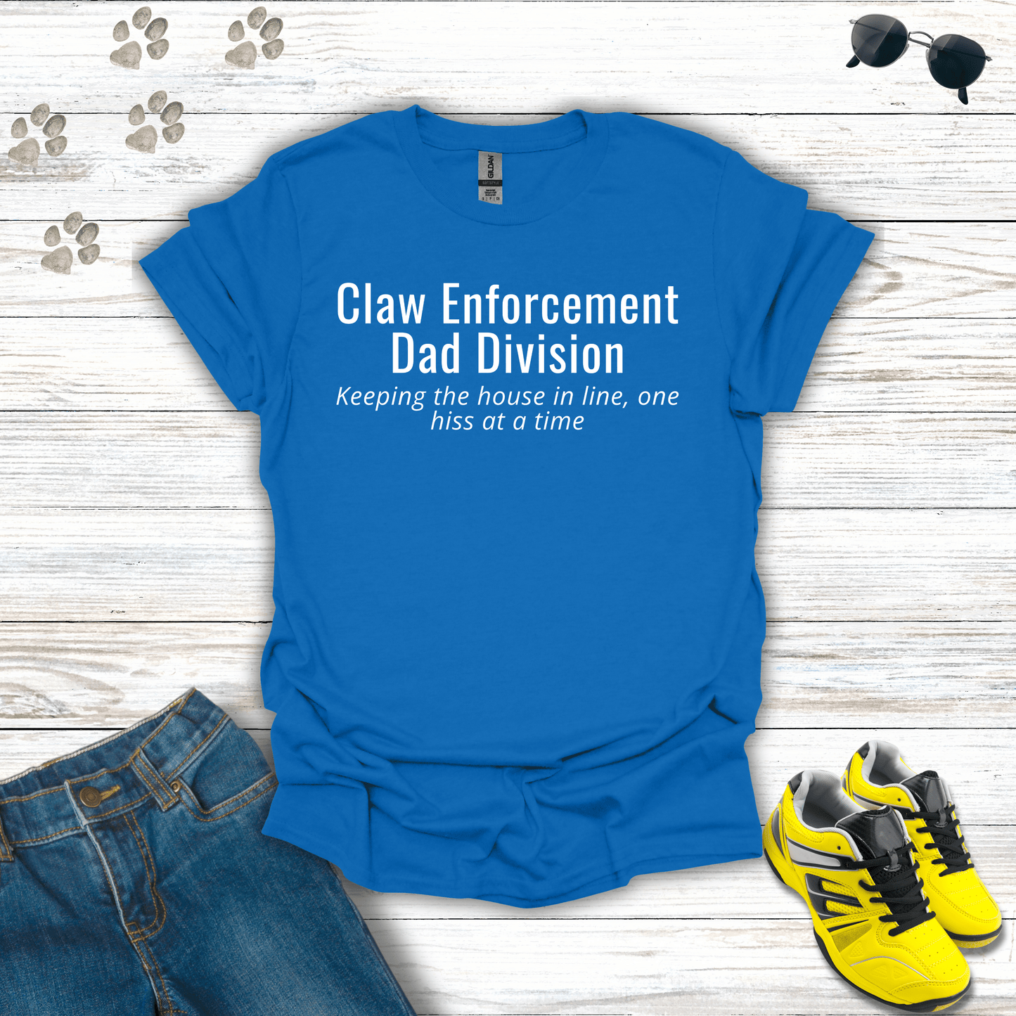 Claw Enforcement T-Shirt Royal / S unisex graphic t-shirt