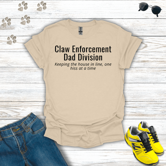 Claw Enforcement T-Shirt Sand / S unisex graphic t-shirt