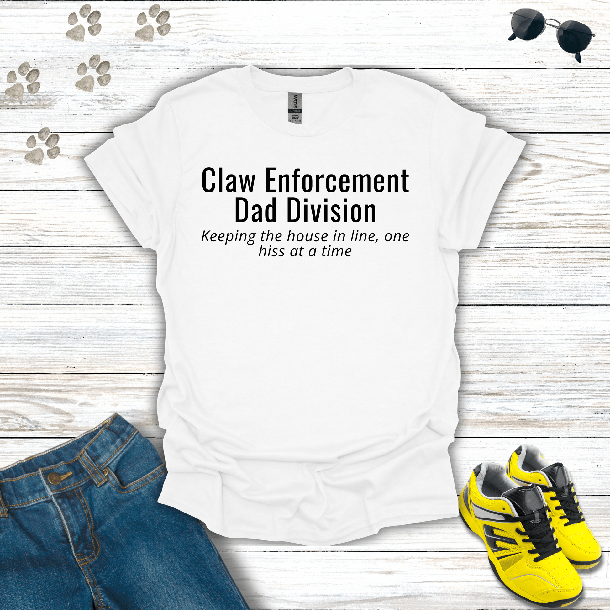 Claw Enforcement T-Shirt White / S unisex graphic t-shirt