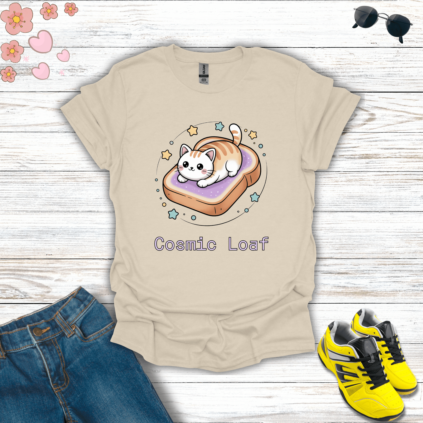 Cosmic Loaf T-Shirt Natural / S unisex graphic t-shirt
