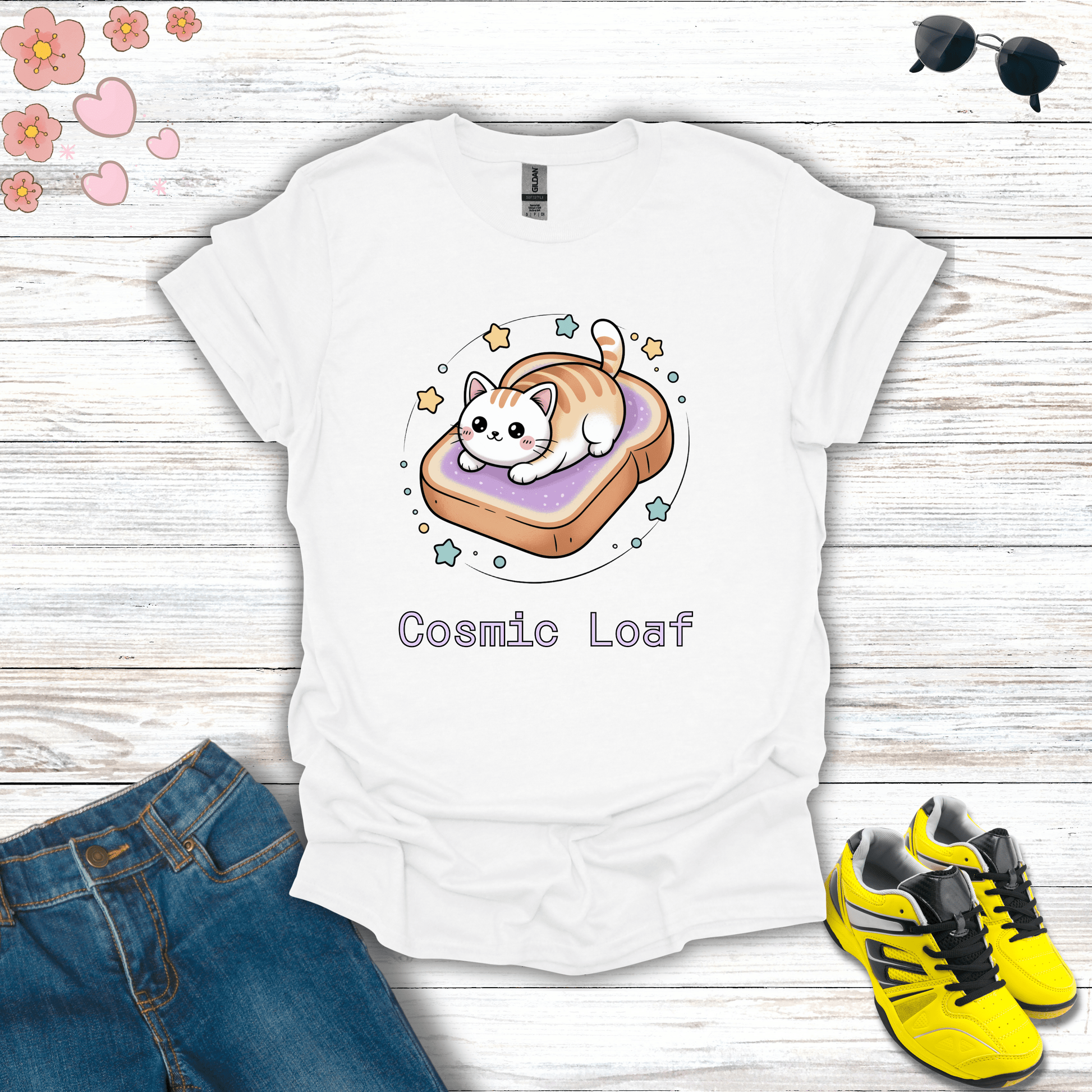Cosmic Loaf T-Shirt White / S unisex graphic t-shirt