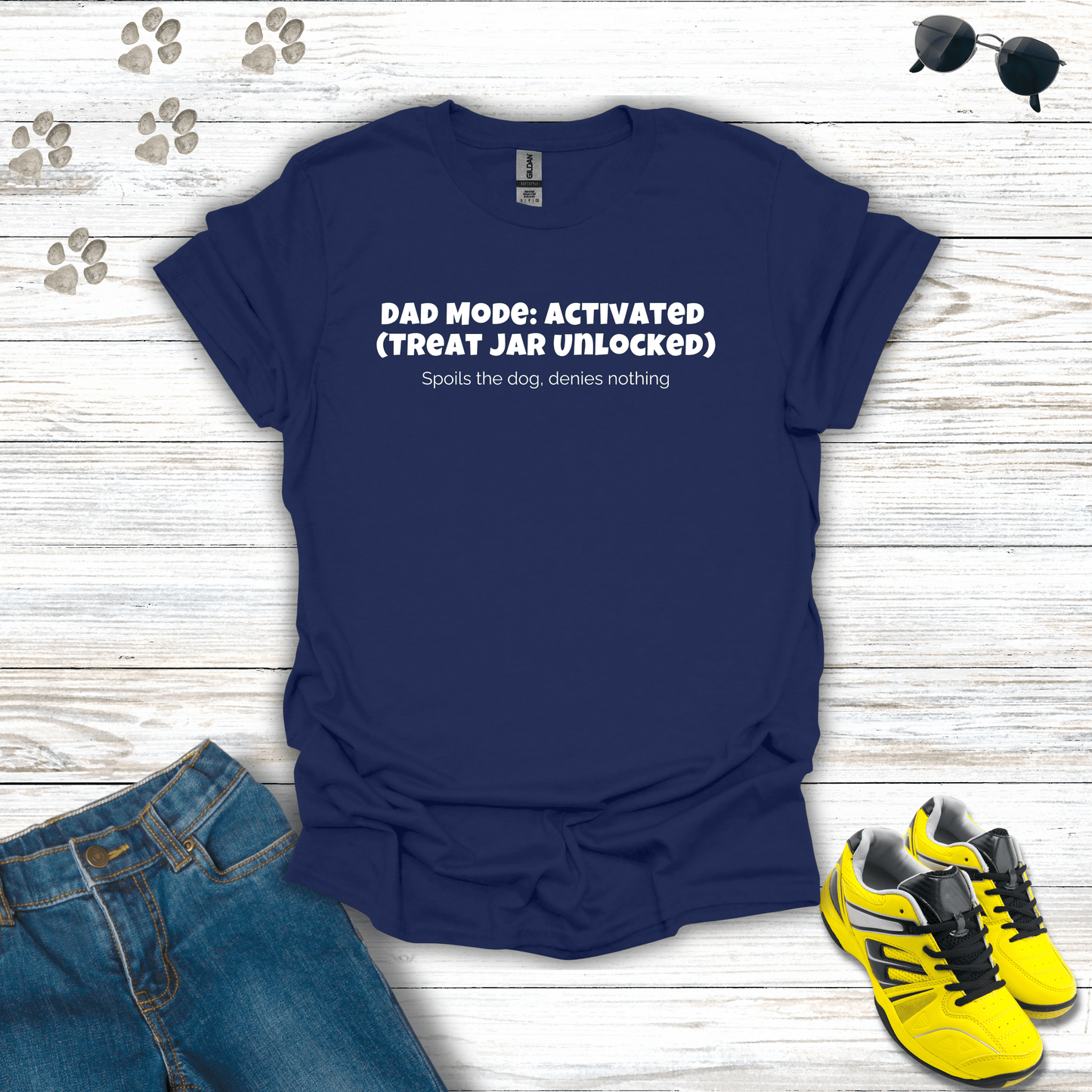 Dad Mode T-Shirt Navy / S unisex graphic t-shirt
