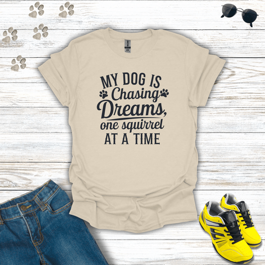 Dog Dreams T-Shirt Natural / S unisex graphic t-shirt