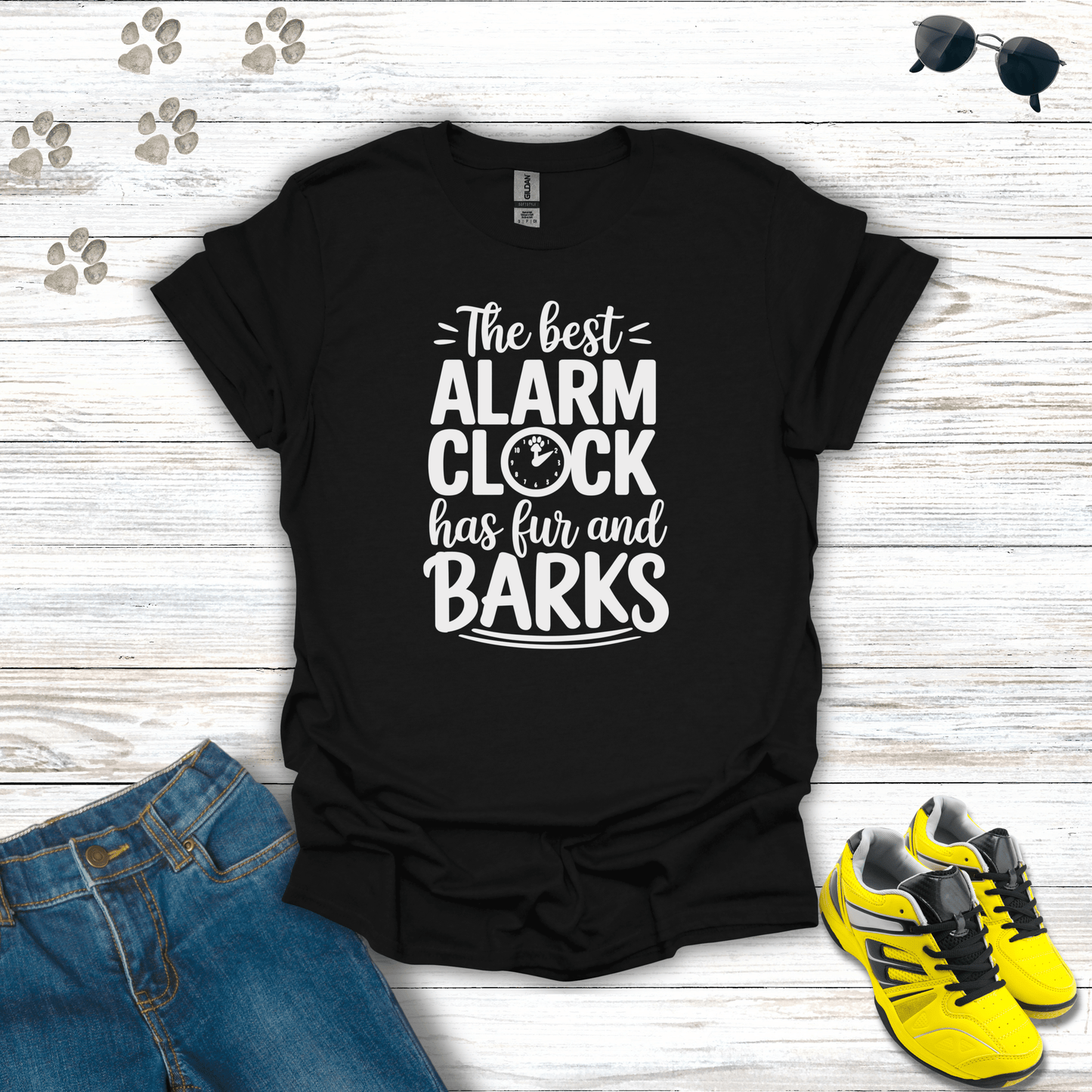 Fur and Barks T-Shirt Black / S unisex graphic t-shirt