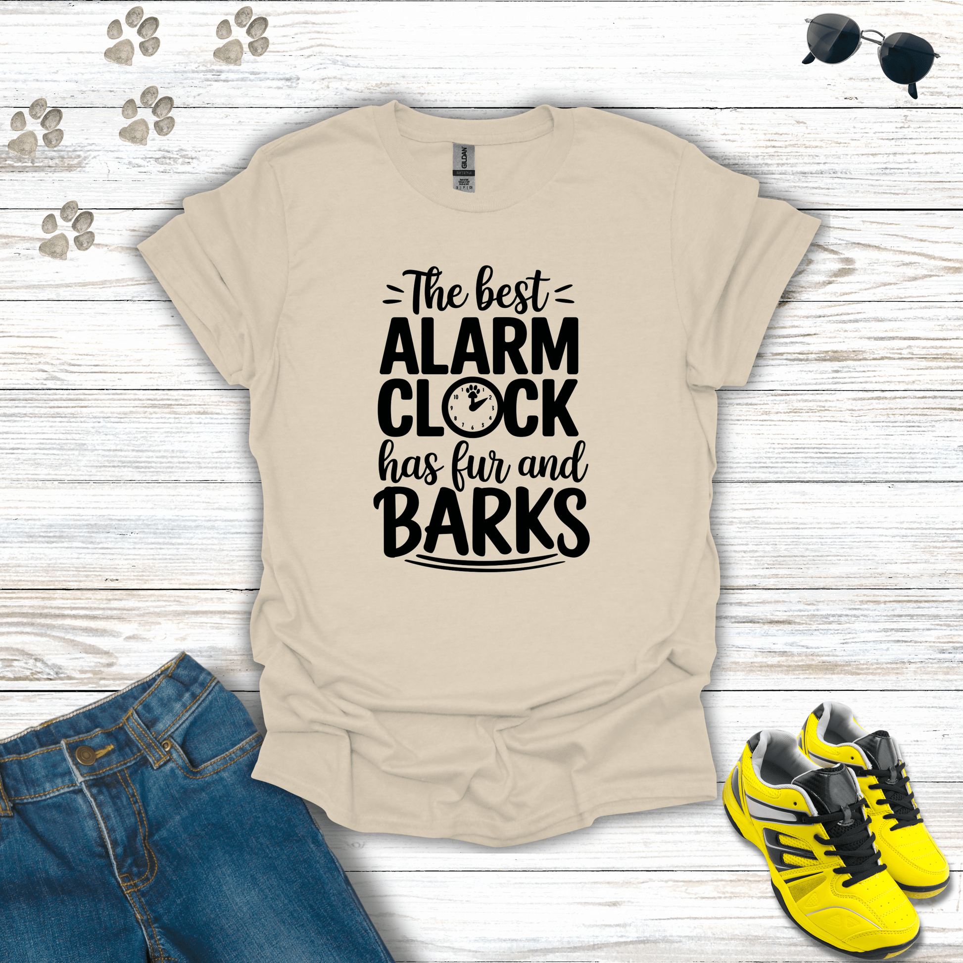 Fur and Barks T-Shirt Natural / S unisex graphic t-shirt