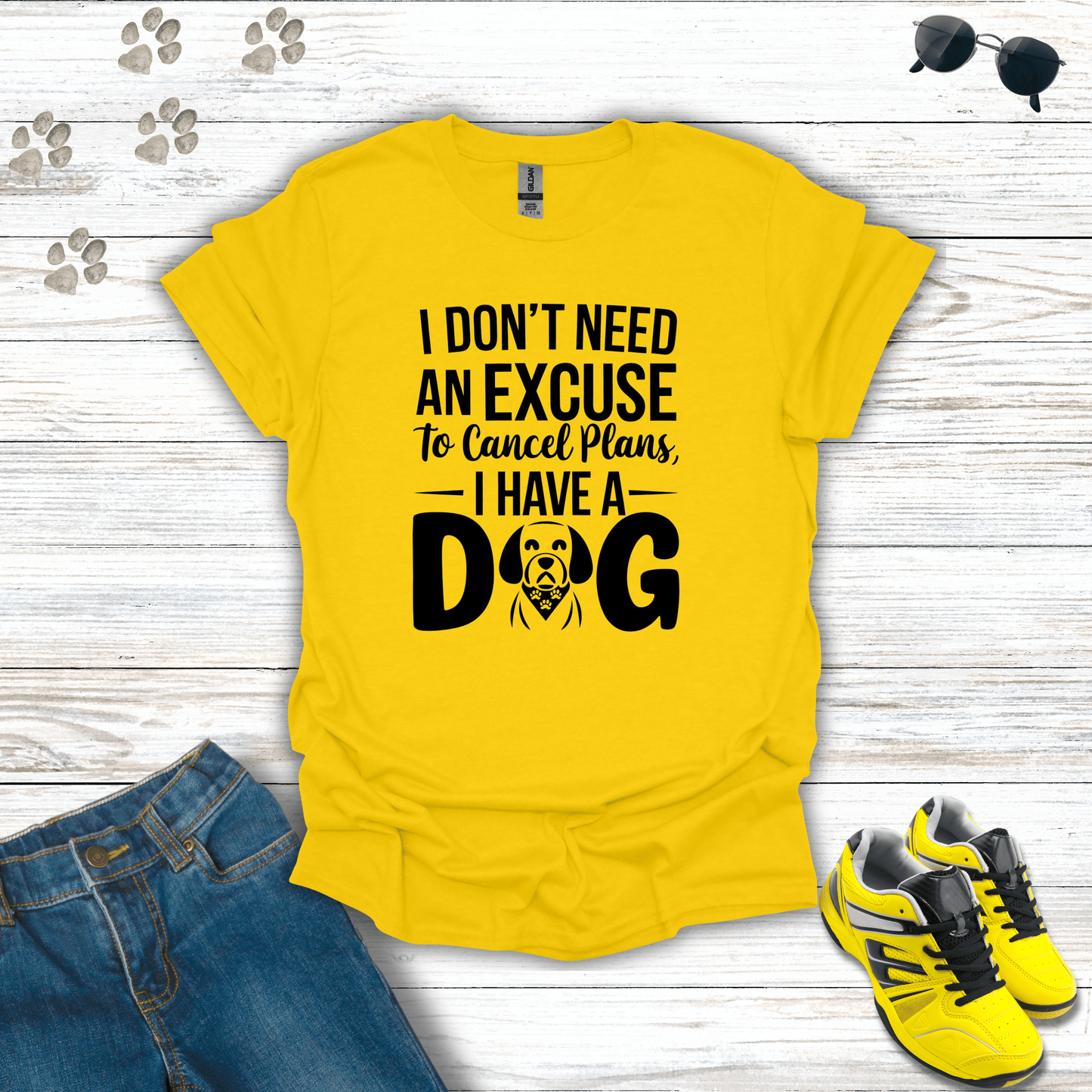 I Don't Need An Excuse T-Shirt Daisy / S unisex graphic t-shirt