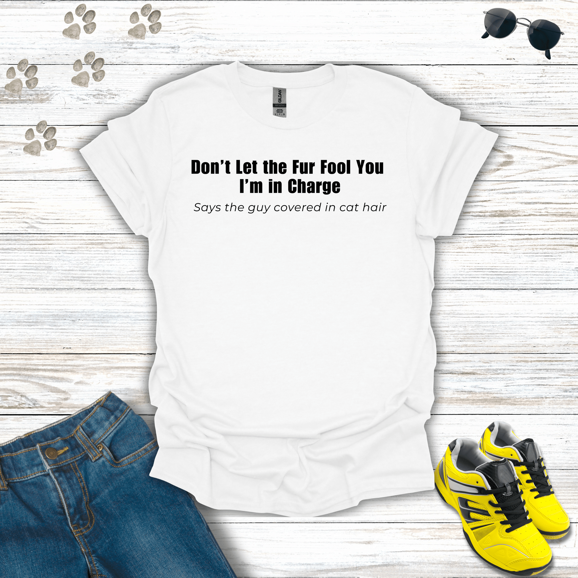 I'm In Charge T-Shirt White / S unisex graphic t-shirt