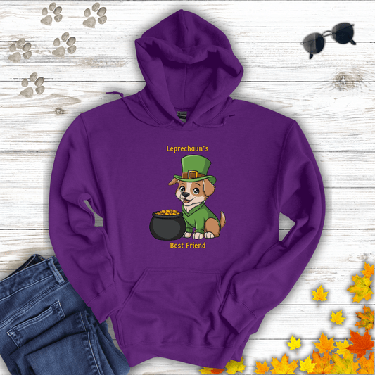 Leprechaun’s Best Friend Hoodie Purple / S unisex graphic t-shirt