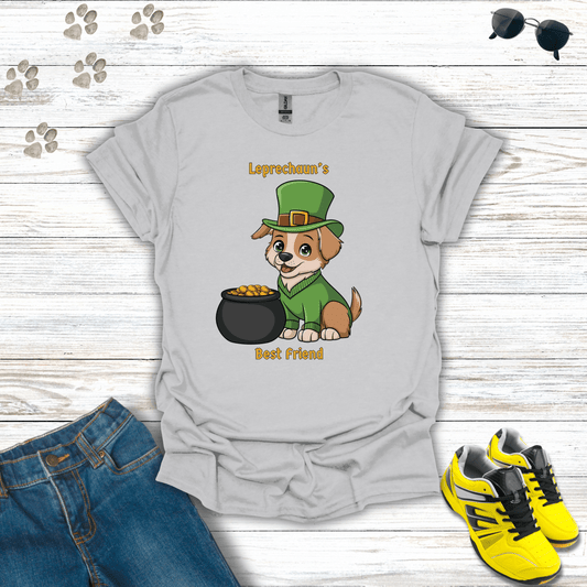 Leprechaun's Best Friend T-Shirt Ice Grey / S unisex graphic t-shirt