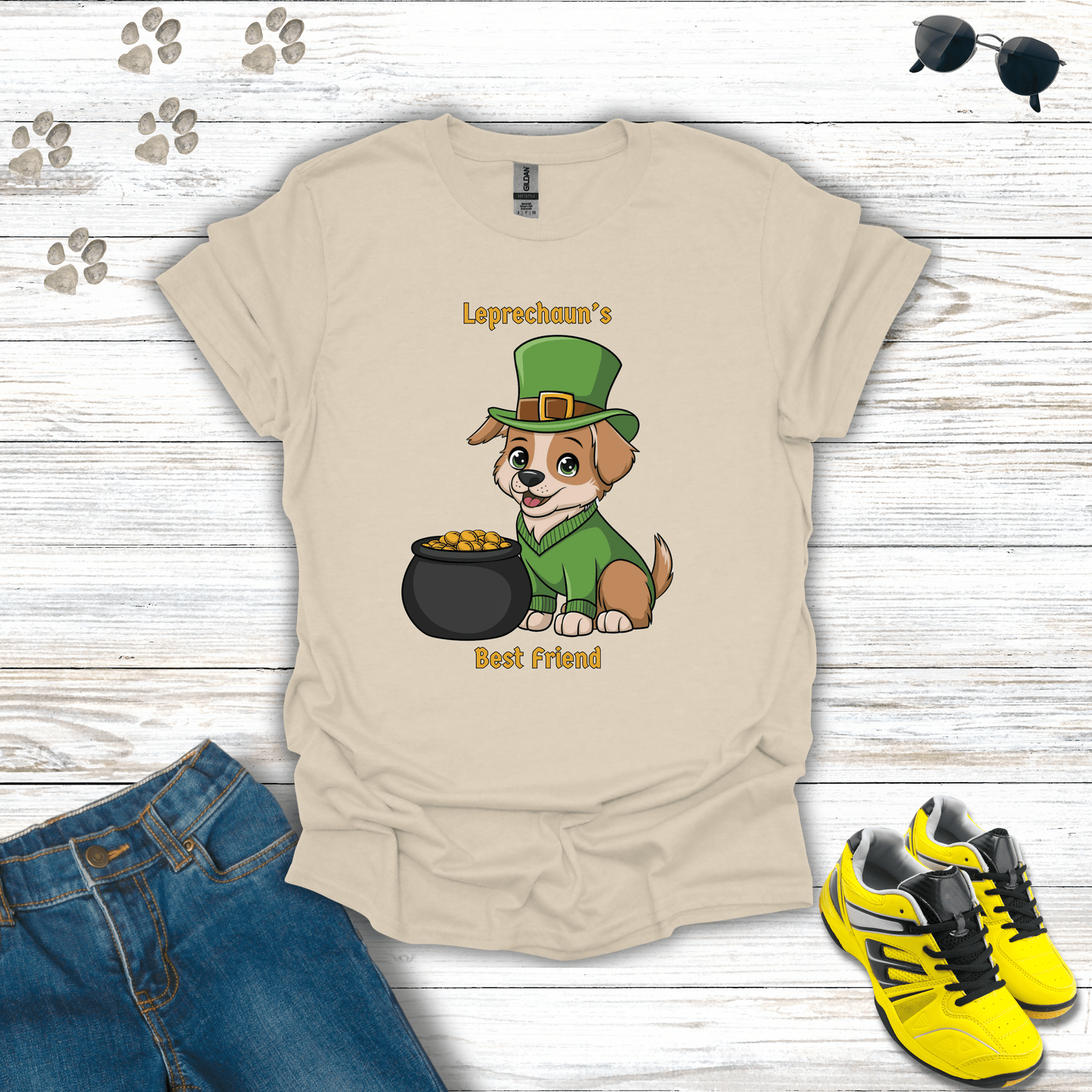 Leprechaun's Best Friend T-Shirt Natural / S unisex graphic t-shirt