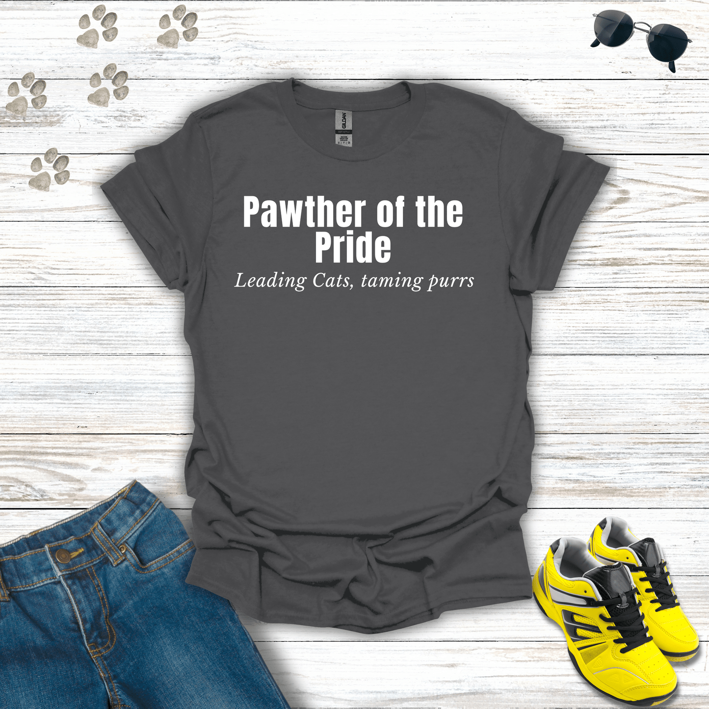 Pawther Pride T-Shirt Charcoal / S unisex graphic t-shirt