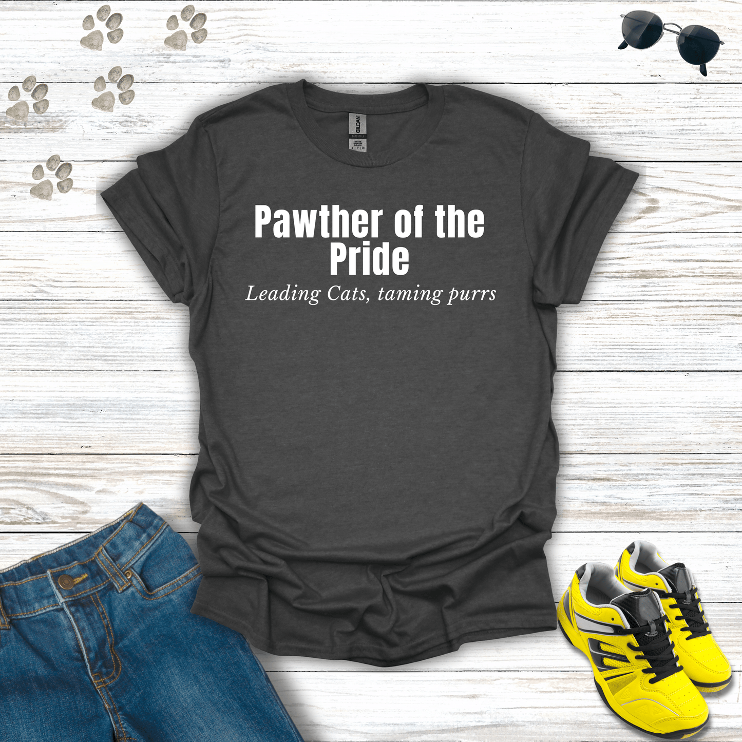 Pawther Pride T-Shirt Dark Heather / S unisex graphic t-shirt